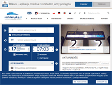 Tablet Screenshot of nowy.rozklad-pkp.pl